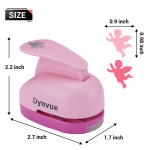 Dynvue Craft Paper Punch , Hole Puncher for Scrapbooking Cards Decoration Angel Shape Punch DIY Sheet School Craft Classes Office Supplies