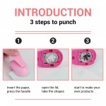 Dynvue Craft Paper Punch , Hole Puncher for Scrapbooking Cards Decoration Angel Shape Punch DIY Sheet School Craft Classes Office Supplies